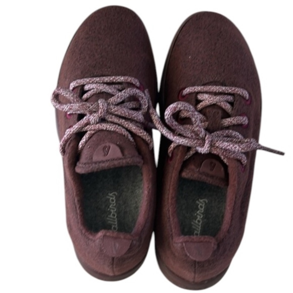 Allbirds Wool Runners - Burgundy women's size 8